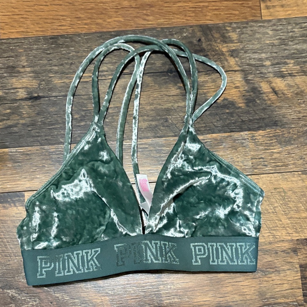 PINK Victoria's Secret Velvet Forest‎ Bralette
